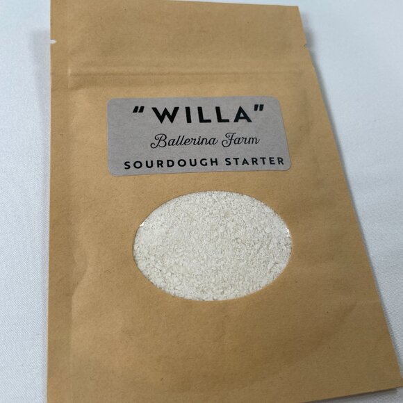 Ballerina Farm Willa Sourdough Starter & Set of 2 Proofing Wicker Cloth Baskets - Picture 3 of 16